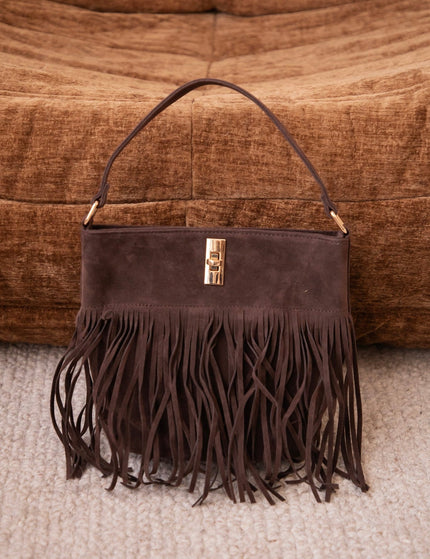 Fringe Fever Cacao - Handtas - ellemilla