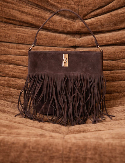 Fringe Fever Cacao - Handtas - ellemilla
