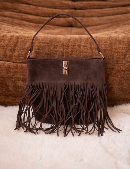 Fringe Fever Cacao - Handtas - ellemilla