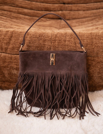 Fringe Fever Cacao - Handtas - ellemilla