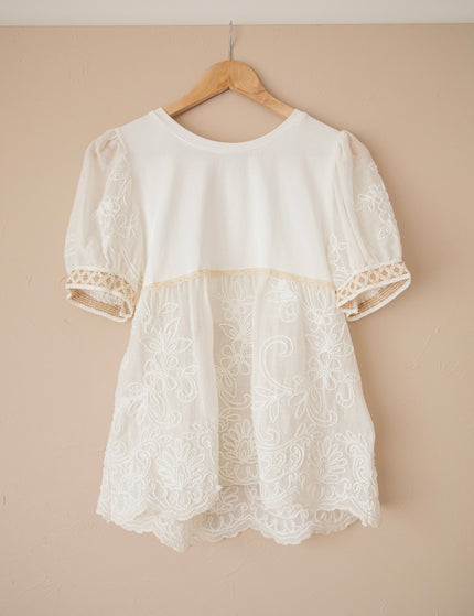 Full Blossom Beauty White - T-Shirt - ellemilla