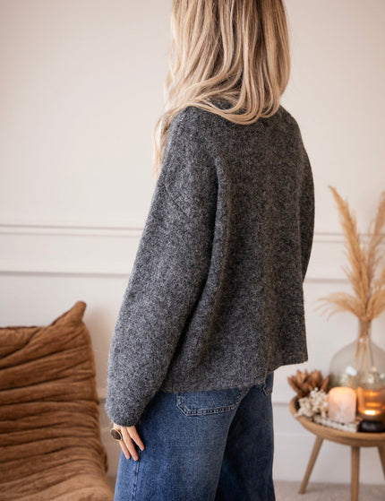 Gently Tied Dark Grey - Vest - ellemilla