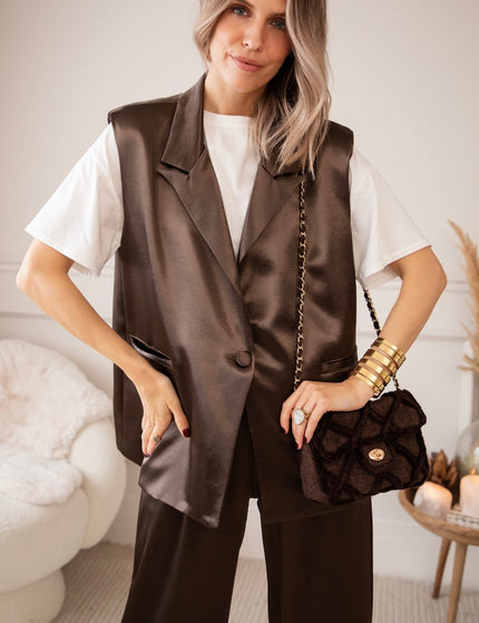 Glosh Choco - Gilet - ellemilla