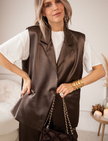 Glosh Choco - Gilet - ellemilla