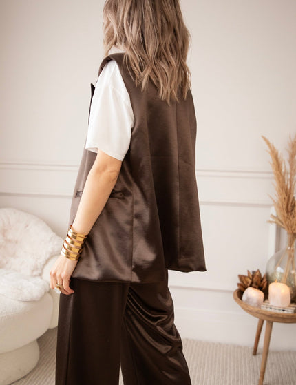 Glosh Choco - Gilet - ellemilla