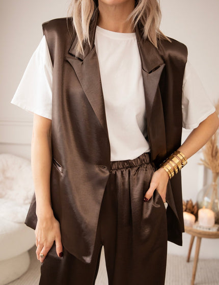 Glosh Choco - Gilet - ellemilla