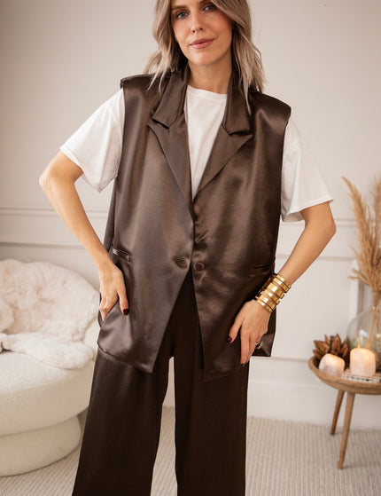 Glosh Choco - Gilet - ellemilla