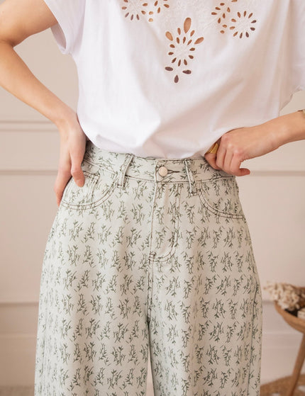 Grow Wide Soft Green - Jeans - ellemilla