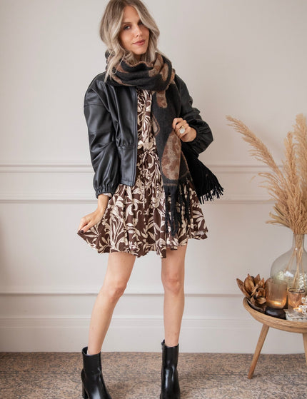 Harvest Bloom Brown - Jurk - ellemilla