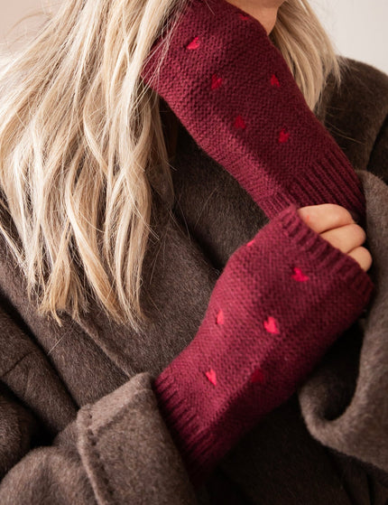 Heart Warmer Burgundy - Handschoenen - ellemilla