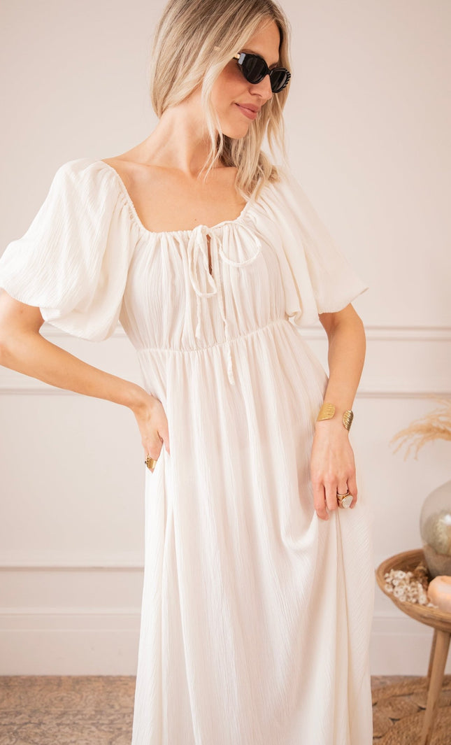 Isadora Beige - Maxi Jurk - ellemilla