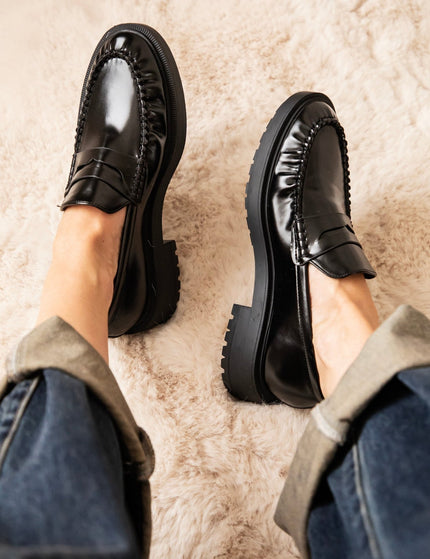 Ivy Academy Black - Loafers - ellemilla