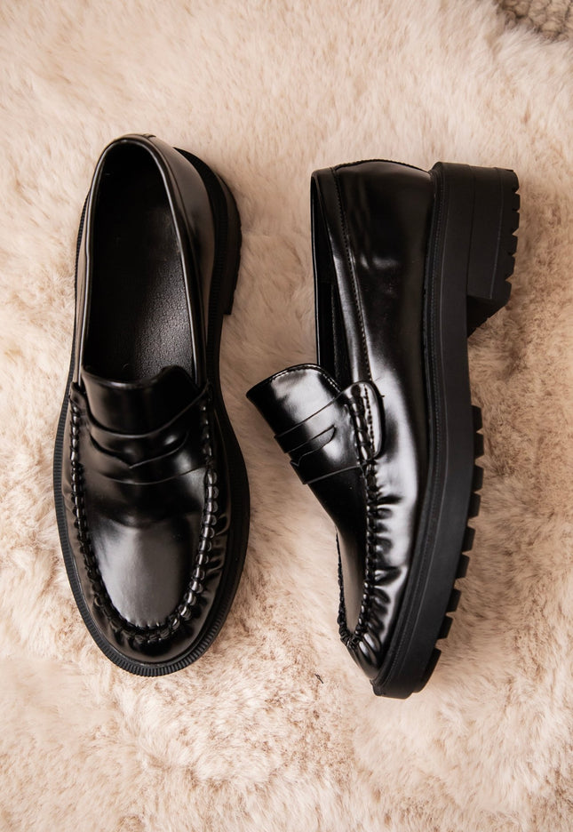 Ivy Academy Black - Loafers - ellemilla