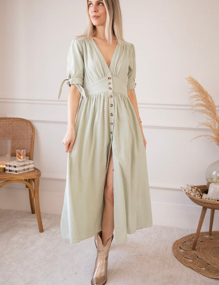 Jeanne Mint - Maxi Jurk - ellemilla