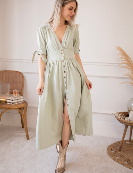 Jeanne Mint - Maxi Jurk - ellemilla