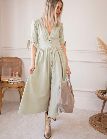 Jeanne Mint - Maxi Jurk - ellemilla