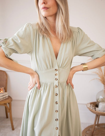 Jeanne Mint - Maxi Jurk - ellemilla