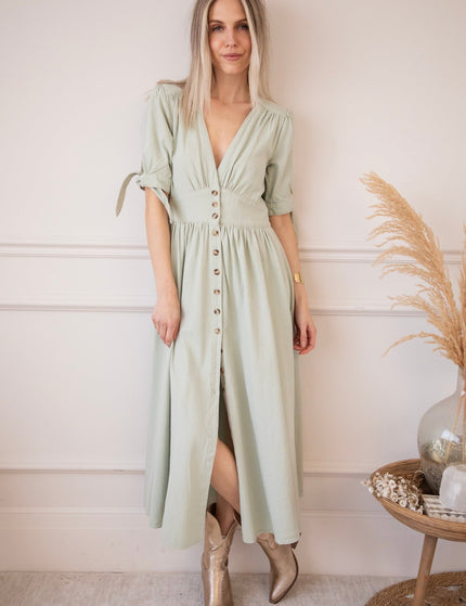 Jeanne Mint - Maxi Jurk - ellemilla
