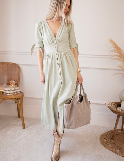 Jeanne Mint - Maxi Jurk - ellemilla