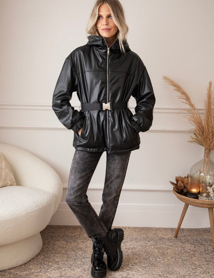 Jenna Leather Black - Jas - ellemilla