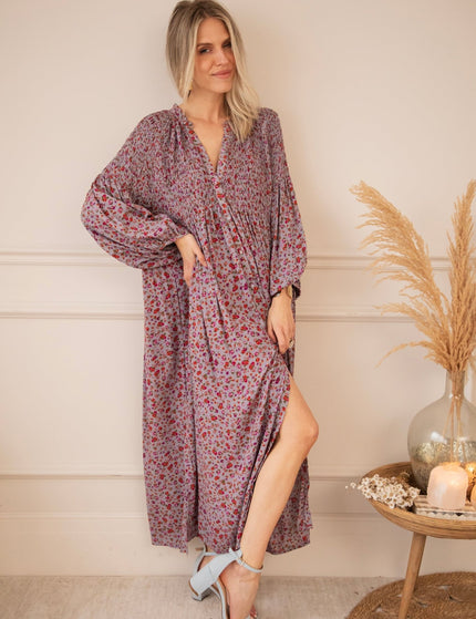 Joyce Bloom Lila - Maxi Jurk - ellemilla