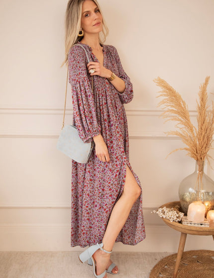 Joyce Bloom Lila - Maxi Jurk - ellemilla