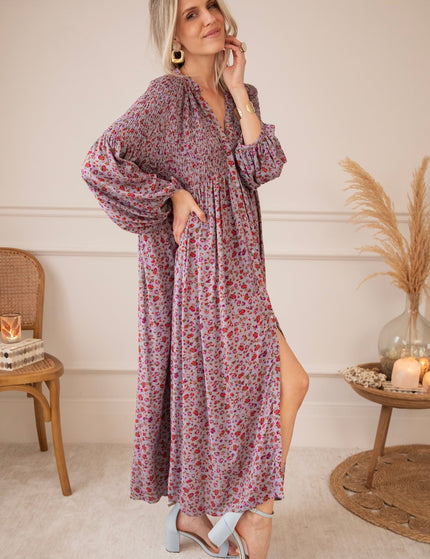 Joyce Bloom Lila - Maxi Jurk - ellemilla