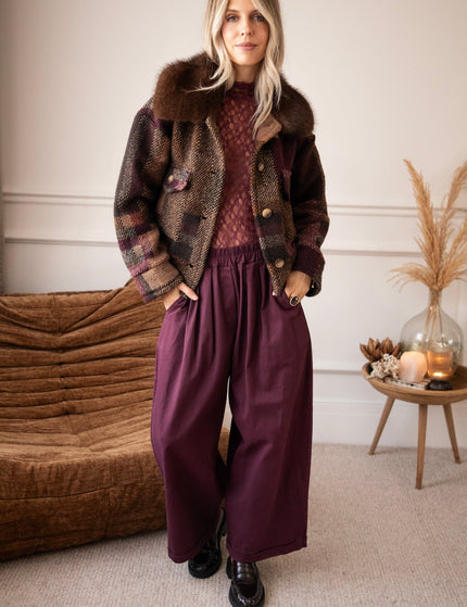 Lace Layer Burgundy - Longsleeve - ellemilla
