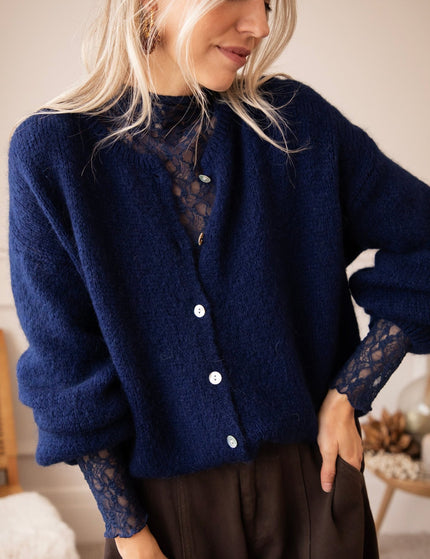 Lace Layer Navy - Longsleeve - ellemilla