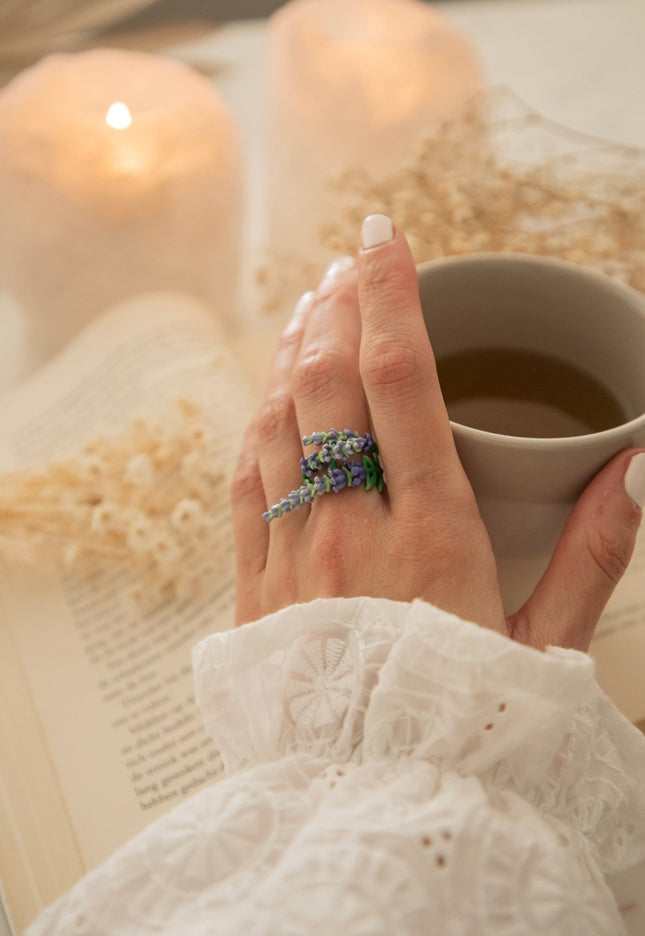 Lavender Lila - Ring - ellemilla