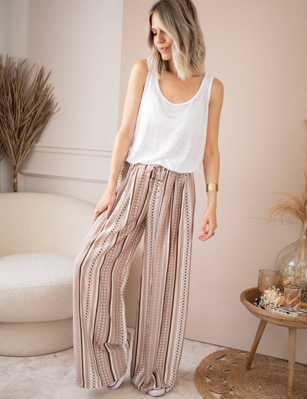 Let It Flow Taupe - Broek - ellemilla