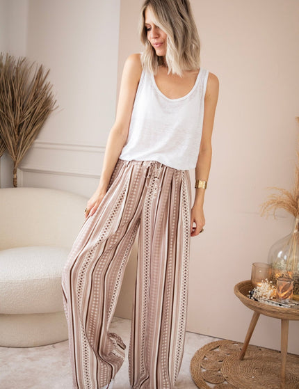 Let It Flow Taupe - Broek - ellemilla