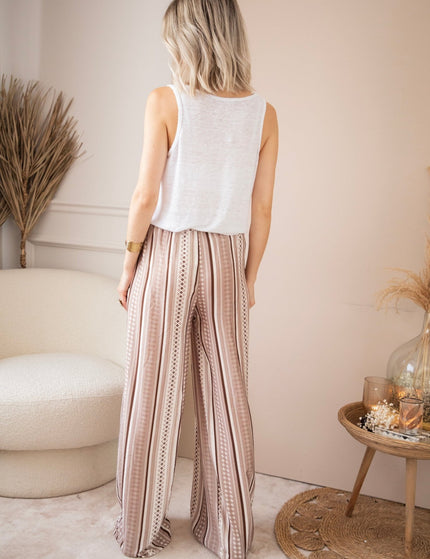 Let It Flow Taupe - Broek - ellemilla