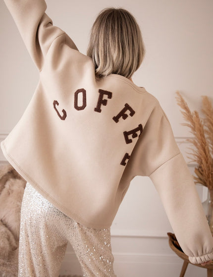 Lily Coffee Beige/Brown - Sweater - ellemilla