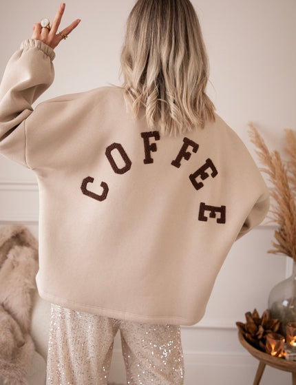 Lily Coffee Beige/Brown - Sweater - ellemilla