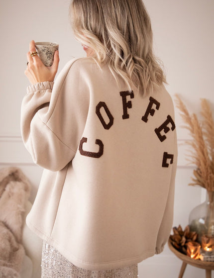 Lily Coffee Beige/Brown - Sweater - ellemilla