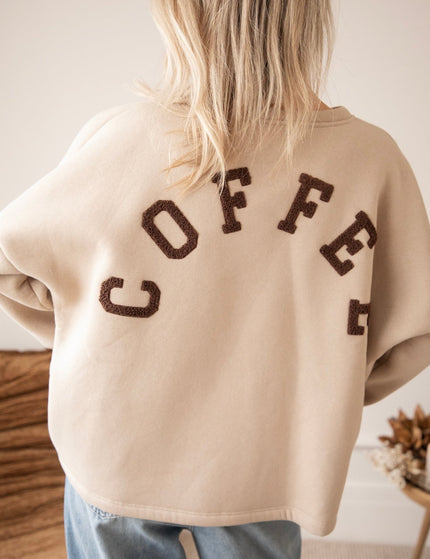 Lily Coffee Beige/Brown - Sweater - ellemilla