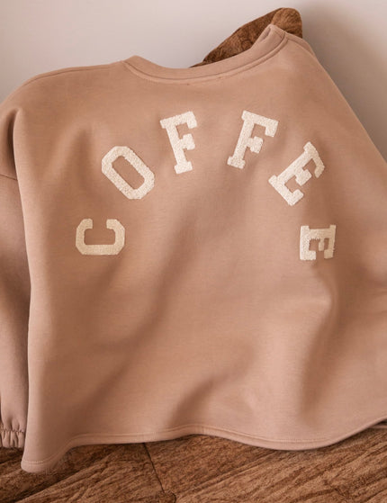Lily Coffee Taupe/Cream - Sweater - ellemilla