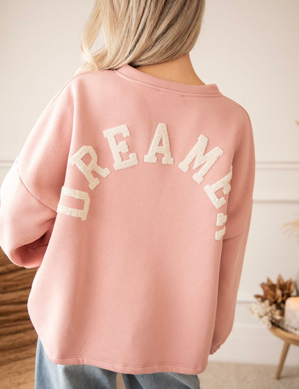 Lily Dreamer Baby Pink/Beige - Sweater - ellemilla