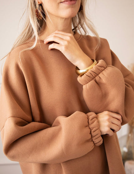 Lily Self Love Caramel/Beige - Sweater - ellemilla
