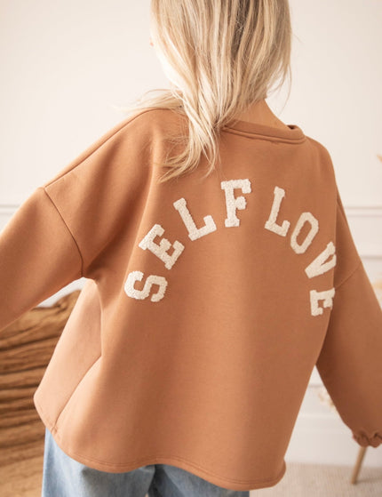 Lily Self Love Caramel/Beige - Sweater - ellemilla