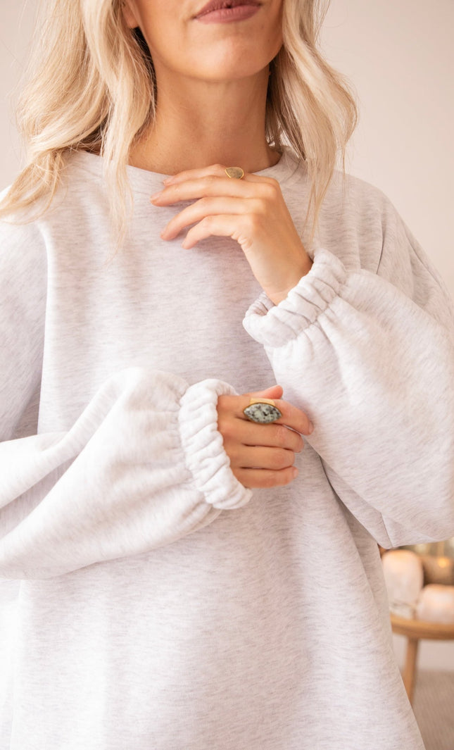 Lily Soft Grey - Sweater - ellemilla