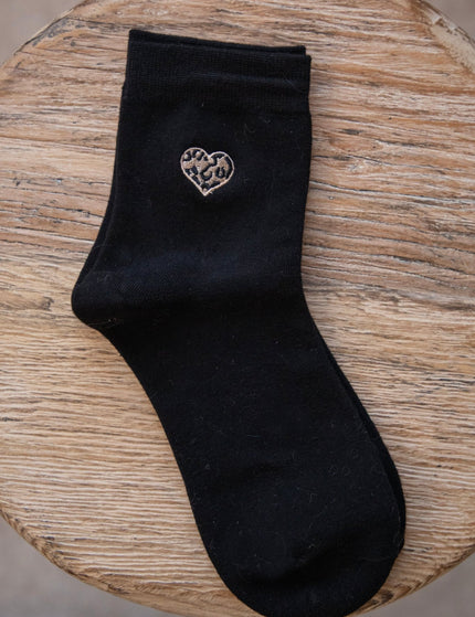 Little Wild Heart Black - Sokken - ellemilla