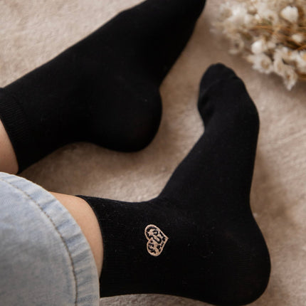 Little Wild Heart Black - Sokken - ellemilla