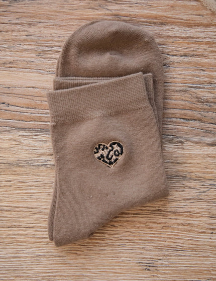 Little Wild Heart Camel - Sokken - ellemilla