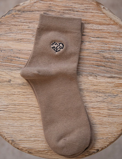 Little Wild Heart Camel - Sokken - ellemilla
