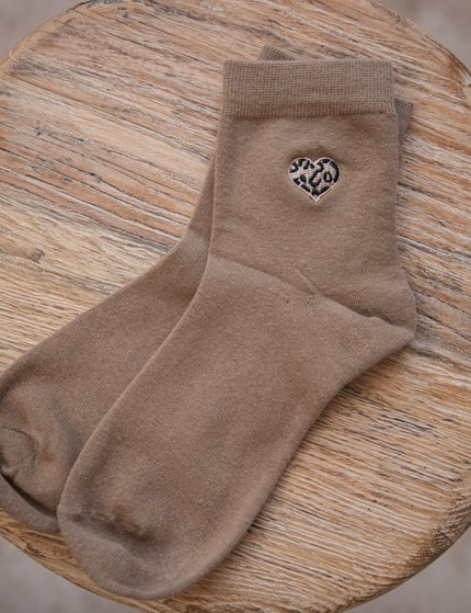 Little Wild Heart Camel - Sokken - ellemilla