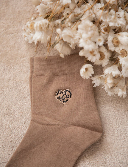 Little Wild Heart Camel - Sokken - ellemilla