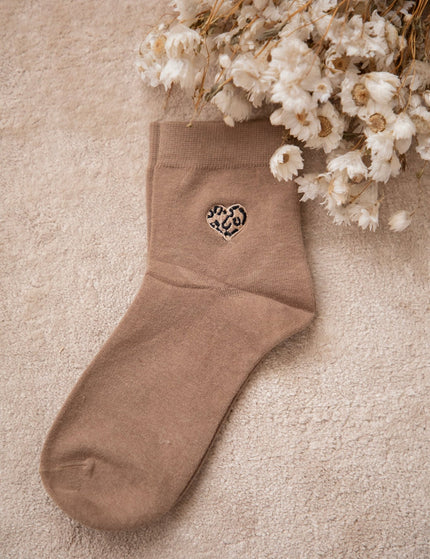 Little Wild Heart Camel - Sokken - ellemilla