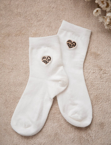 Little Wild Heart Off White - Sokken - ellemilla